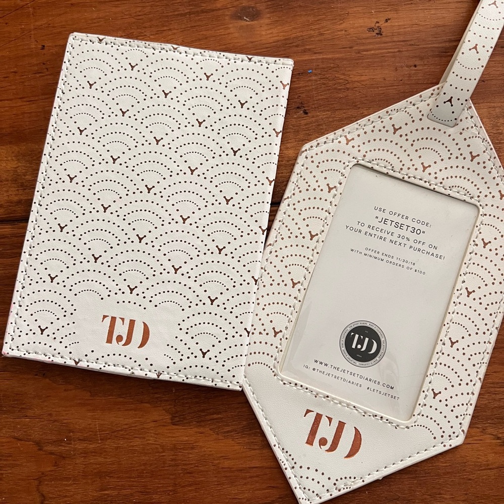 Luggage Tag and Passport Holder